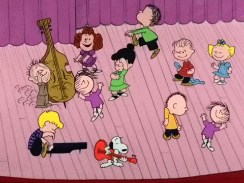 dancing cartoon character